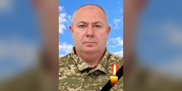 Від ускладнень хвороби помер захисник із села Насташка В'ячеслав Костина