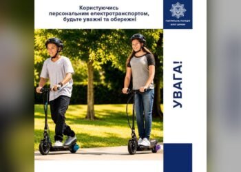 Патрульні Білої Церкви нагадали правила безпеки водіям електросамокатів